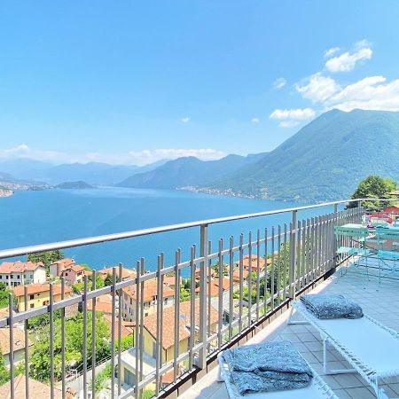 La Rondinella - Loft With Fantastic View On Lake Como Apartment Argegno Luaran gambar