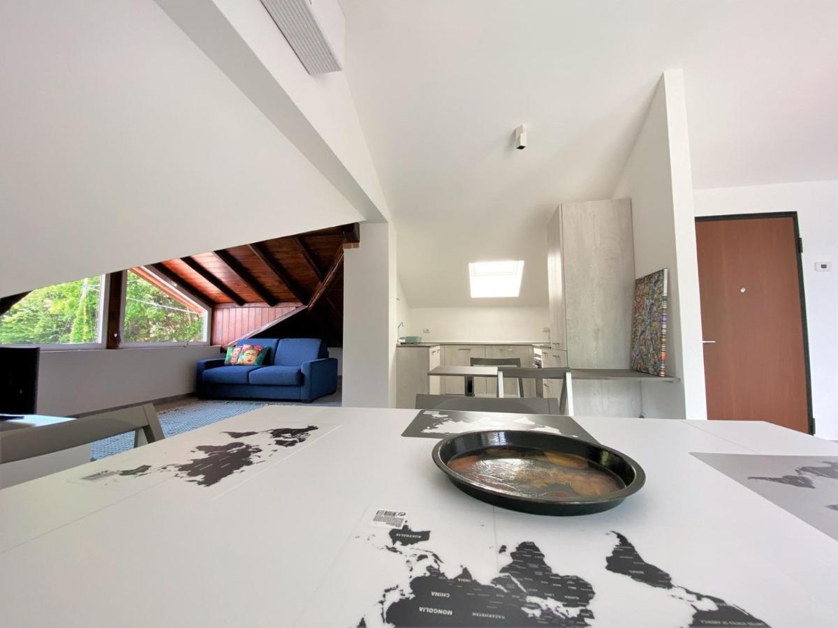 La Rondinella - Loft With Fantastic View On Lake Como Apartment Argegno Luaran gambar
